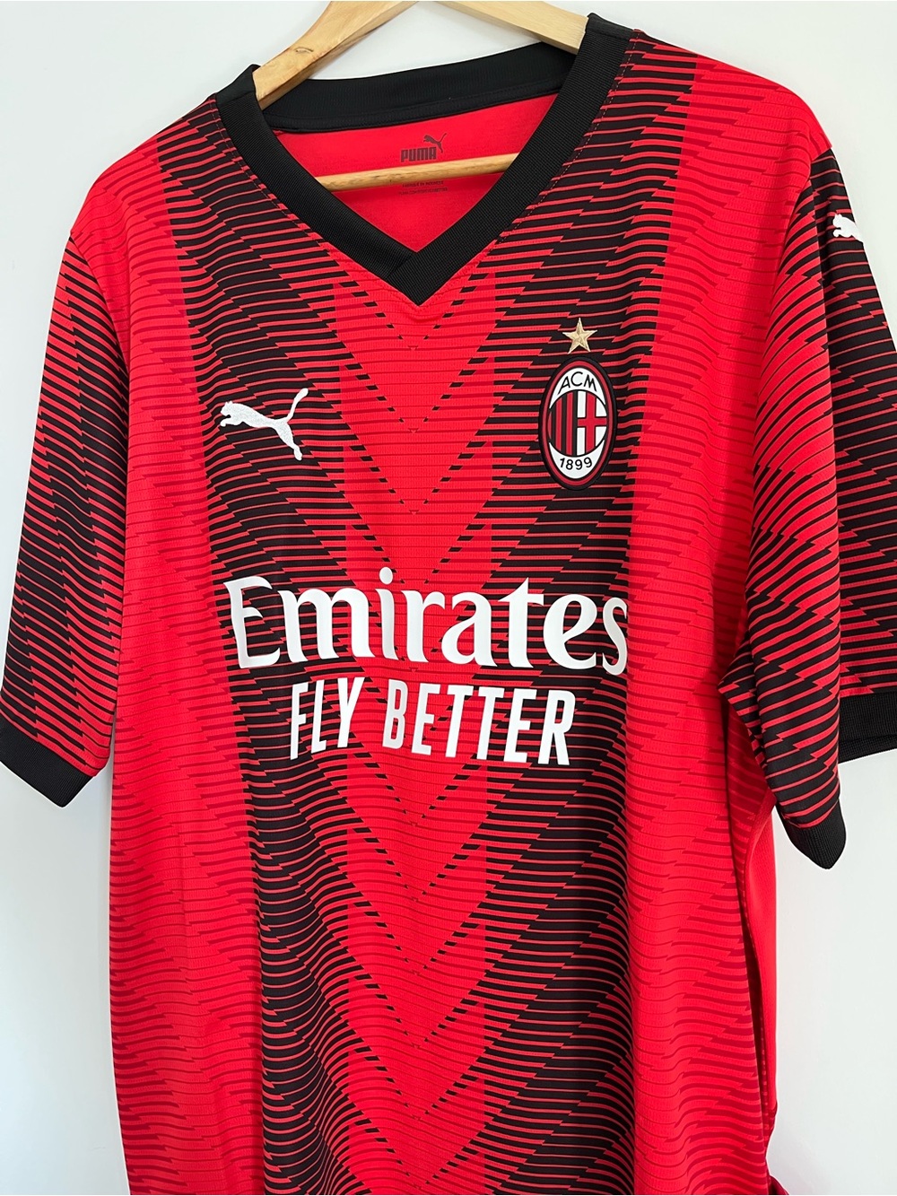 Puma AC Milan 23/24 Home Soccer Jersey/Shirt Size XXL